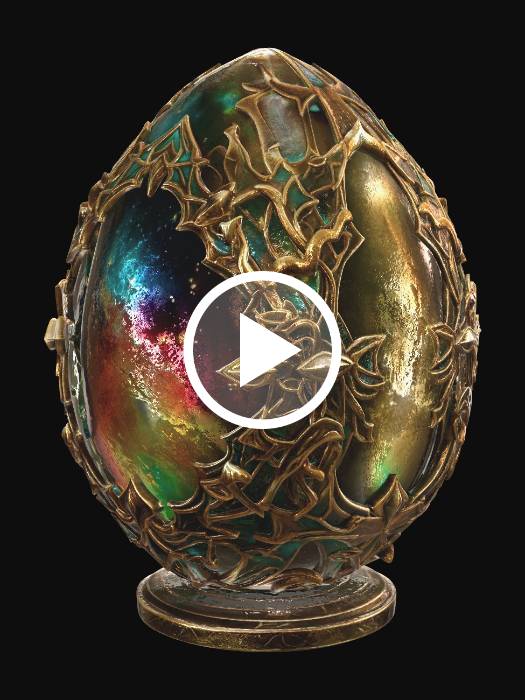 "Celestial Egg, #EasterEgg2026#" - Download free 3D models generated ...