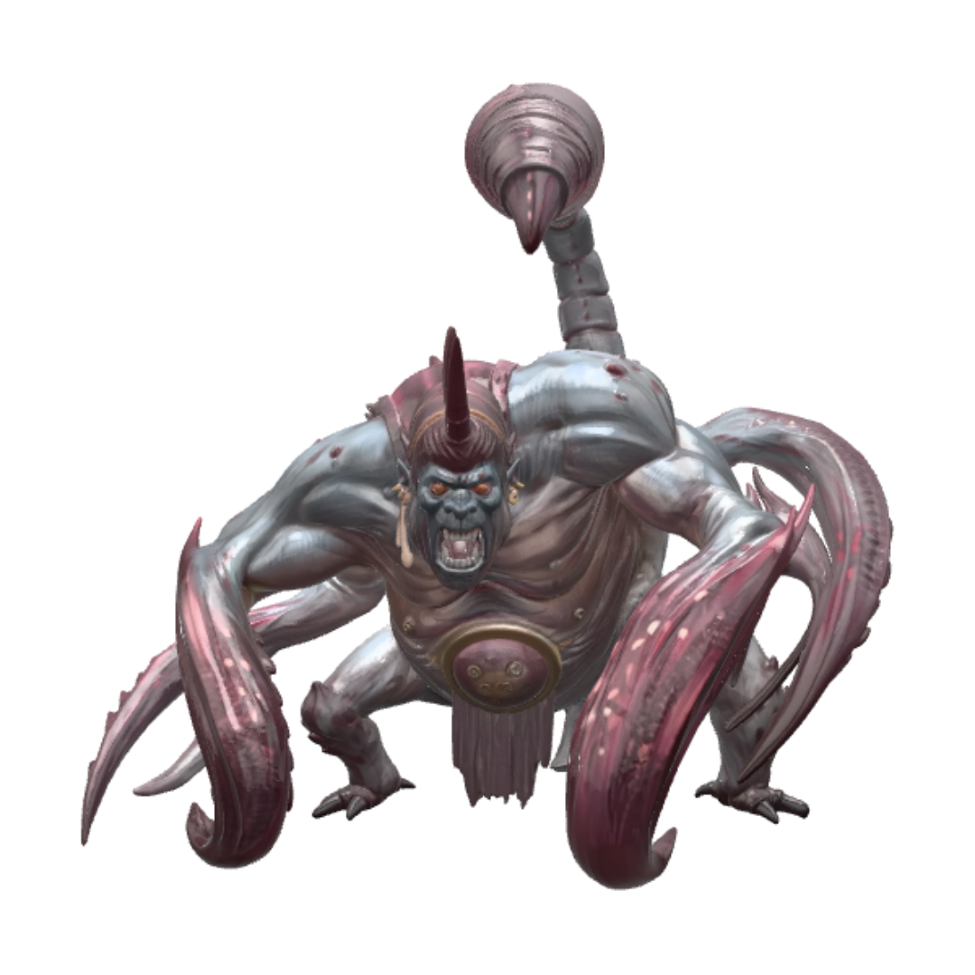 3D model for Azure Leviathan with Crimson Scythes