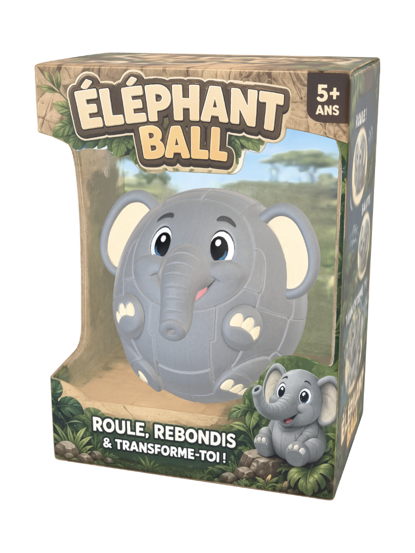 3D-модель Elephant Ball, сгенерированная ИИ