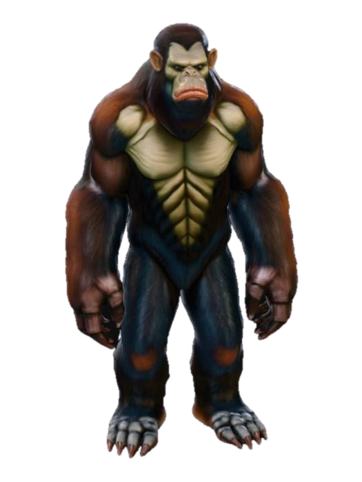 3D model for Alien Bigfoot cryptids mythic scary