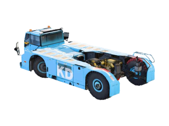 3D model for Blue Airport Tug