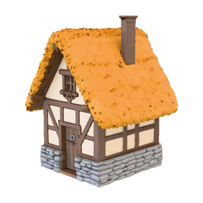 3D model for medieval house