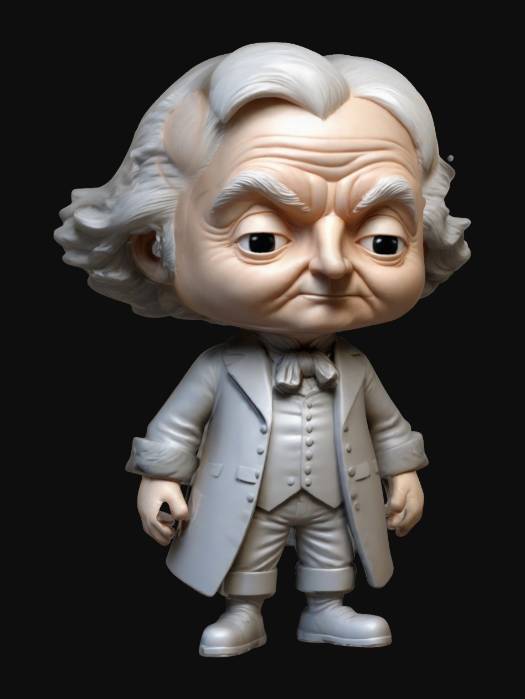 George Bush Chibi «U.S. President John Adams as a Chibi character. Chibi art style ...