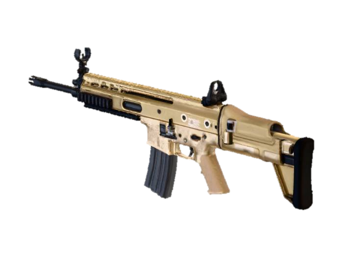 3D model for Desert Tactical Rifle Scar