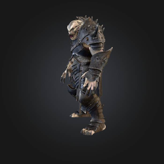 "ultra realistic, full body, lord of the rings feral uruk hai berserker ...