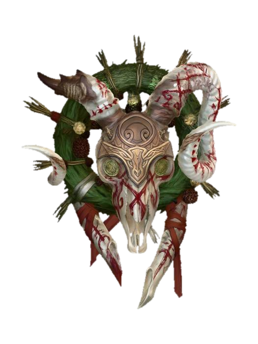 3D model for Crimson Ram Skull Mask