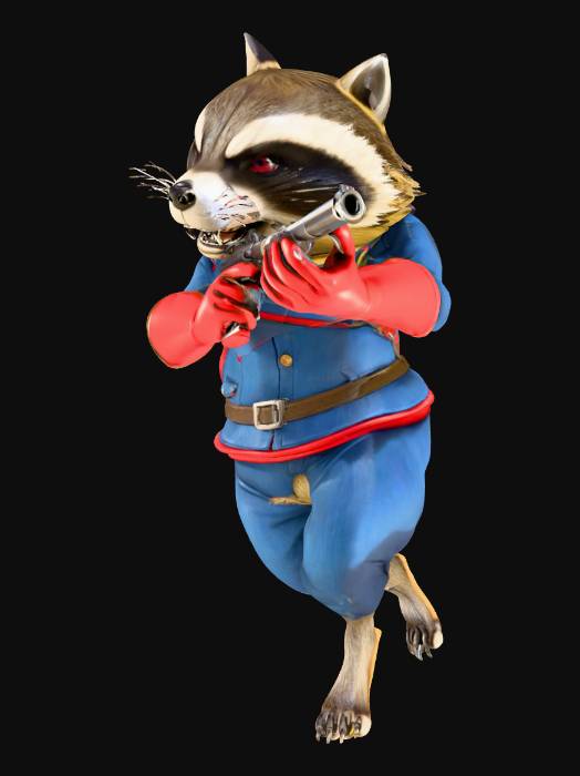 Rocket Racoon Model View