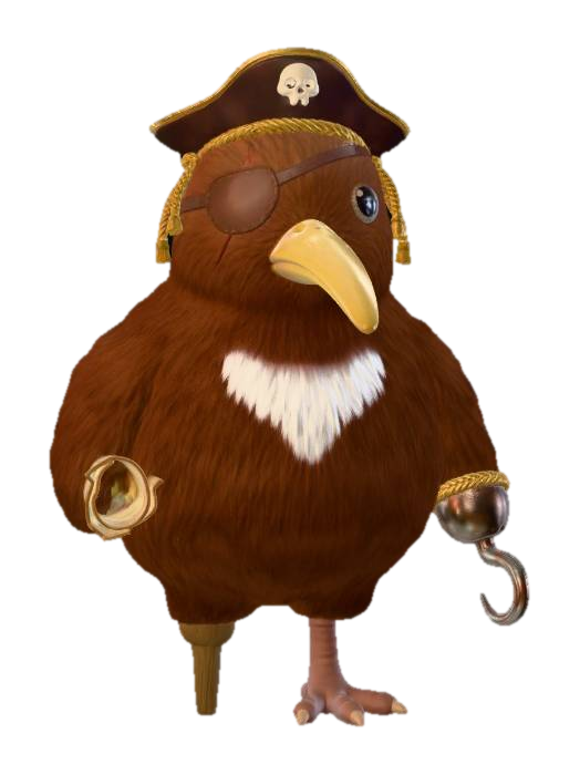 3D model for Captain Beak