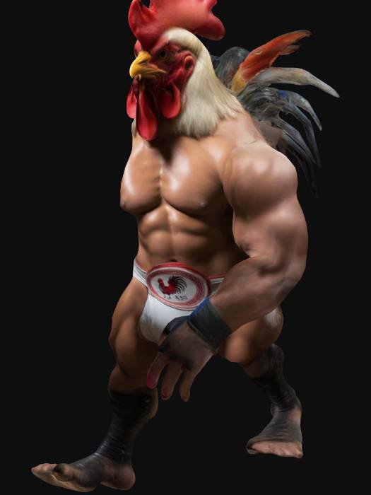 Rooster Bodybuilder