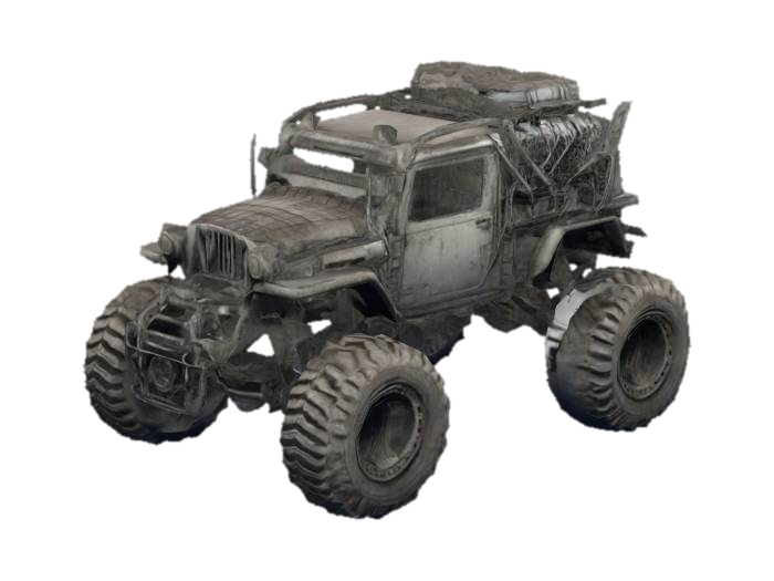 3D model for Monster Jeep Apocalypse