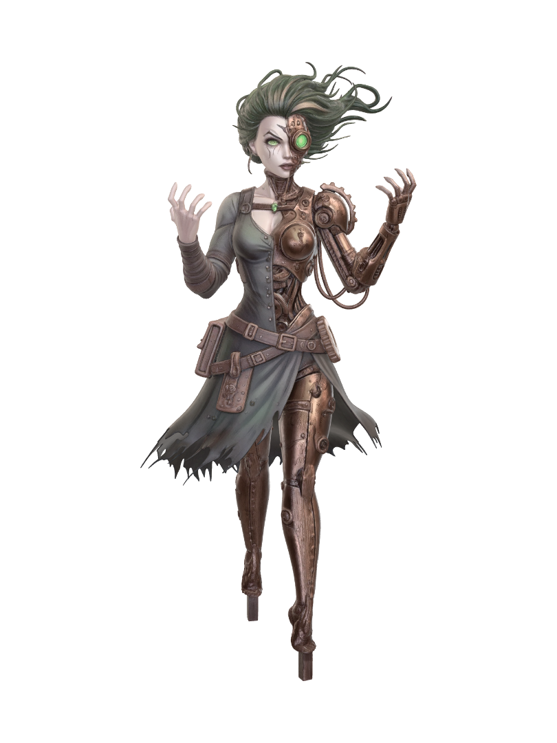 Emerald Tempest 3D model, vytvořený pomocí AI