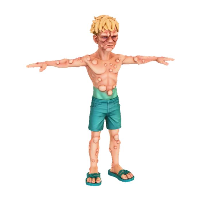 3D model for Damian