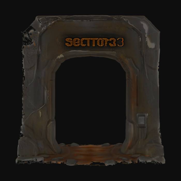 "Sector 3 Entrance" - Download free 3D models generated with Meshy AI ...
