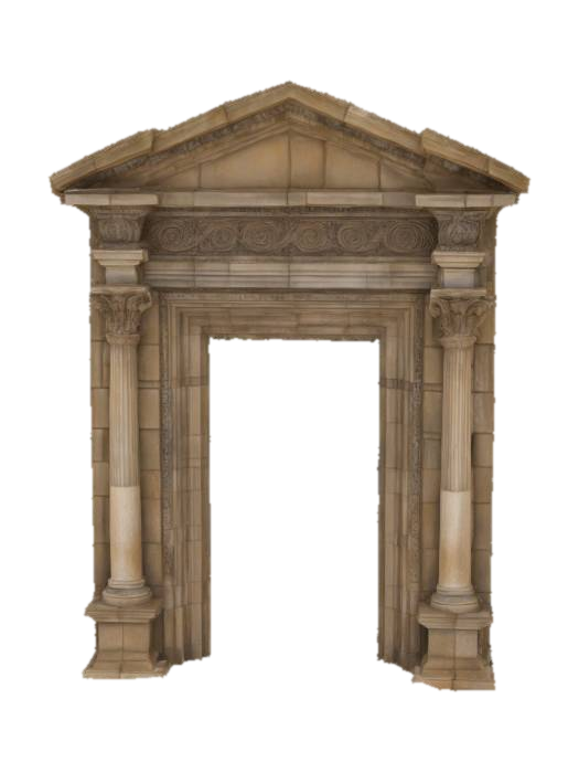 #arch#, roman Stone entrance Archway Portal. 3D model, vytvořený pomocí AI