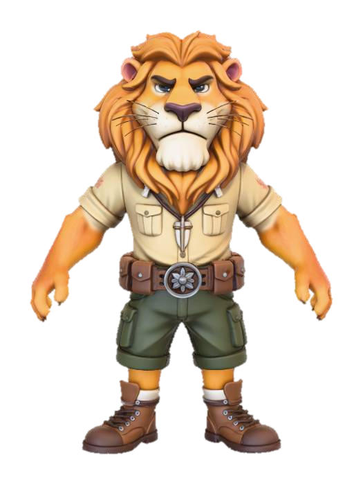 3D model for Explorer Lion