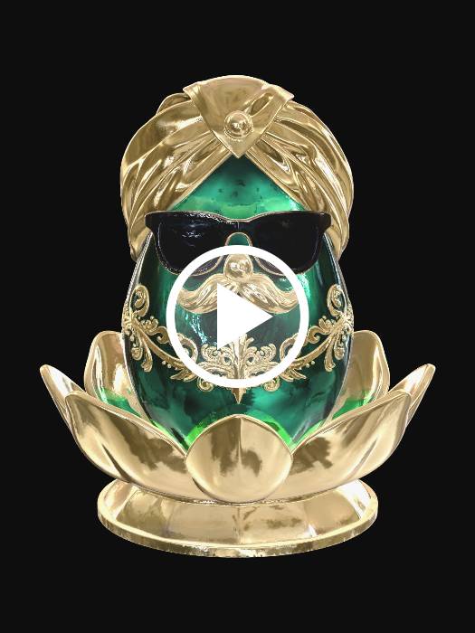 "the emerald sultan, #EasterEgg2026#" - Download free 3D models ...