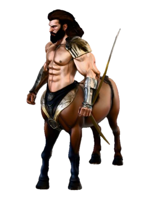 3D model for Centaur Warrior, please show the full length of the horse legs. The horse part must be shown