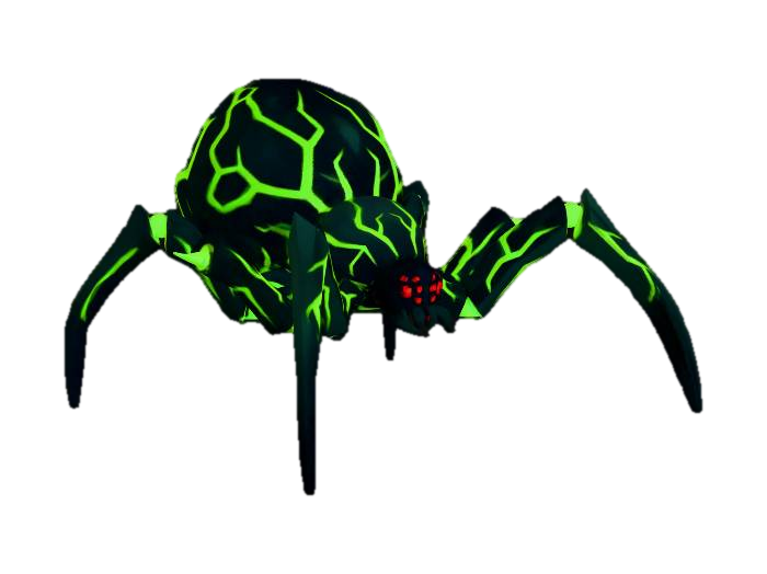 smug spider 3D model, vytvořený pomocí AI
