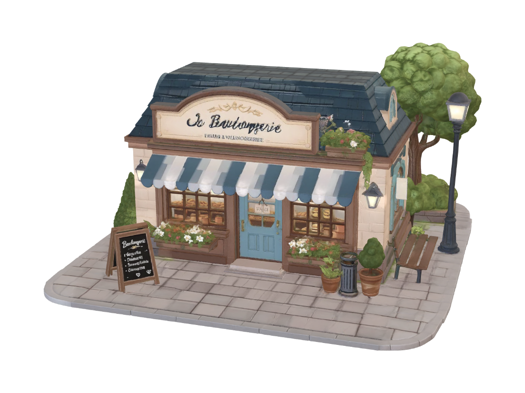 La Boulangerie du Coin – Download Free 3D Model | Meshy