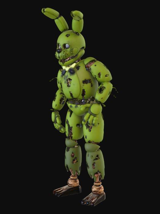 "Springtrap" - Download free 3D models generated with Meshy AI by ...