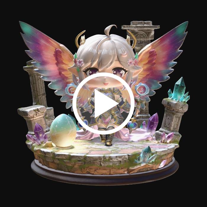 "Aurora Guardian of the Crystal Realm, #EasterEgg2026#" - Завантажте ...