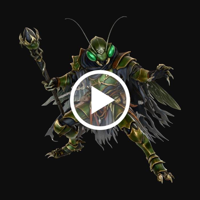 Mage Insectoid «Insectoid Mage» — Загрузите бесплатные 3D-модели, созданные @prdibble ...