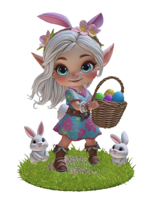 Modelo 3D de #EasterEgg2026#, gerado por IA