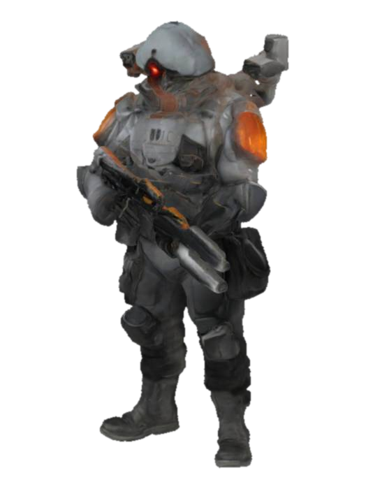 3D model for Cyber Soldier