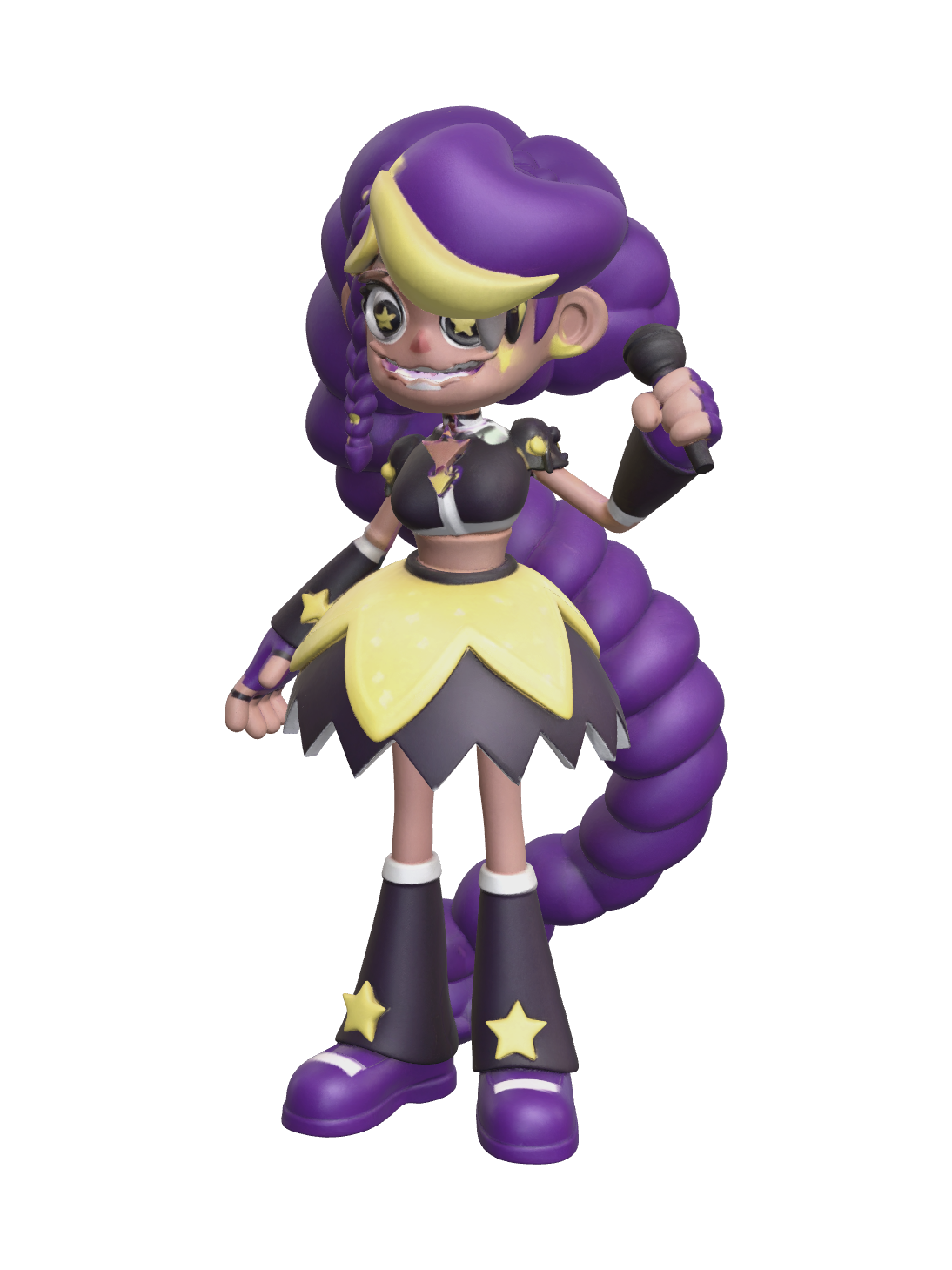 Realistic Poppy Playtime Chapter 5 Lily Love Braids 3D model, AI generated