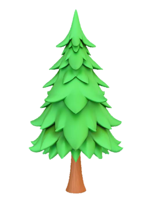 Stylized pine tree, game… – Download Free 3D Model | Meshy