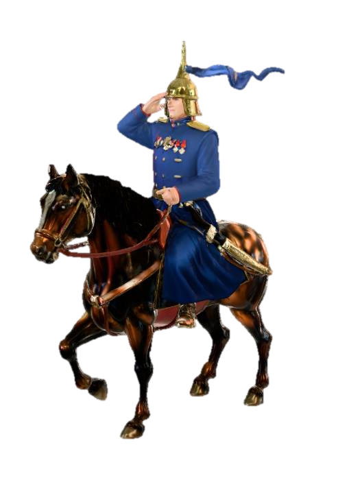 Modelo 3D de Cavalry Salute, gerado por IA