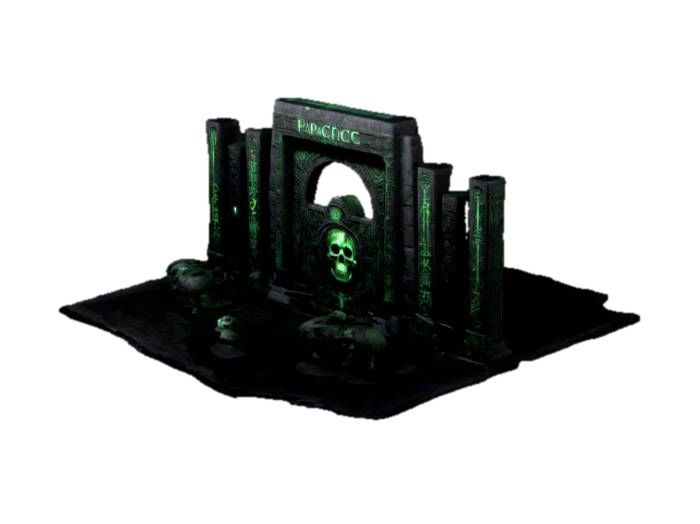 The object features a complex, symmetrical rectangular shape with intricate, gear-like… 3D model, vytvořený pomocí AI