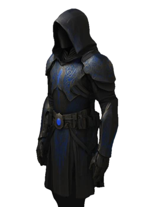 Dark Sentinel 3D model, vytvořený pomocí AI
